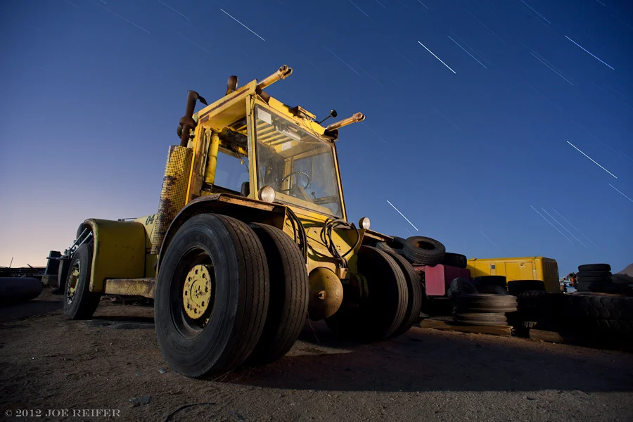 The bug-eyed robot overlord of Paul's Junkyard -- by Joe Reifer