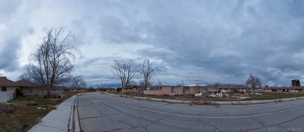 George AFB housing panorama -- by Joe Reifer