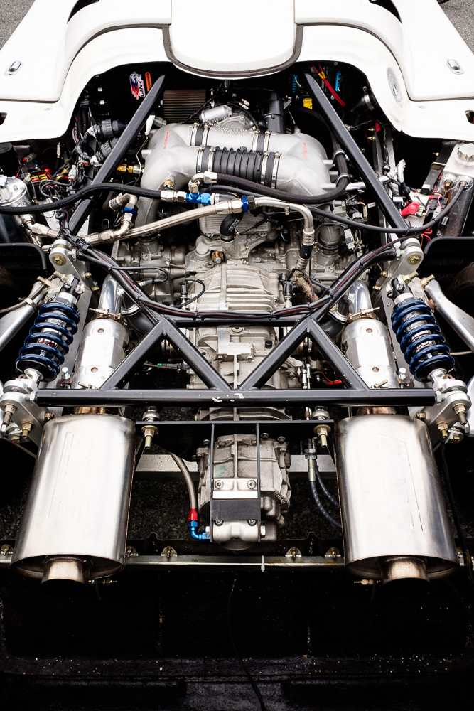  Porsche kit car engine bay. 