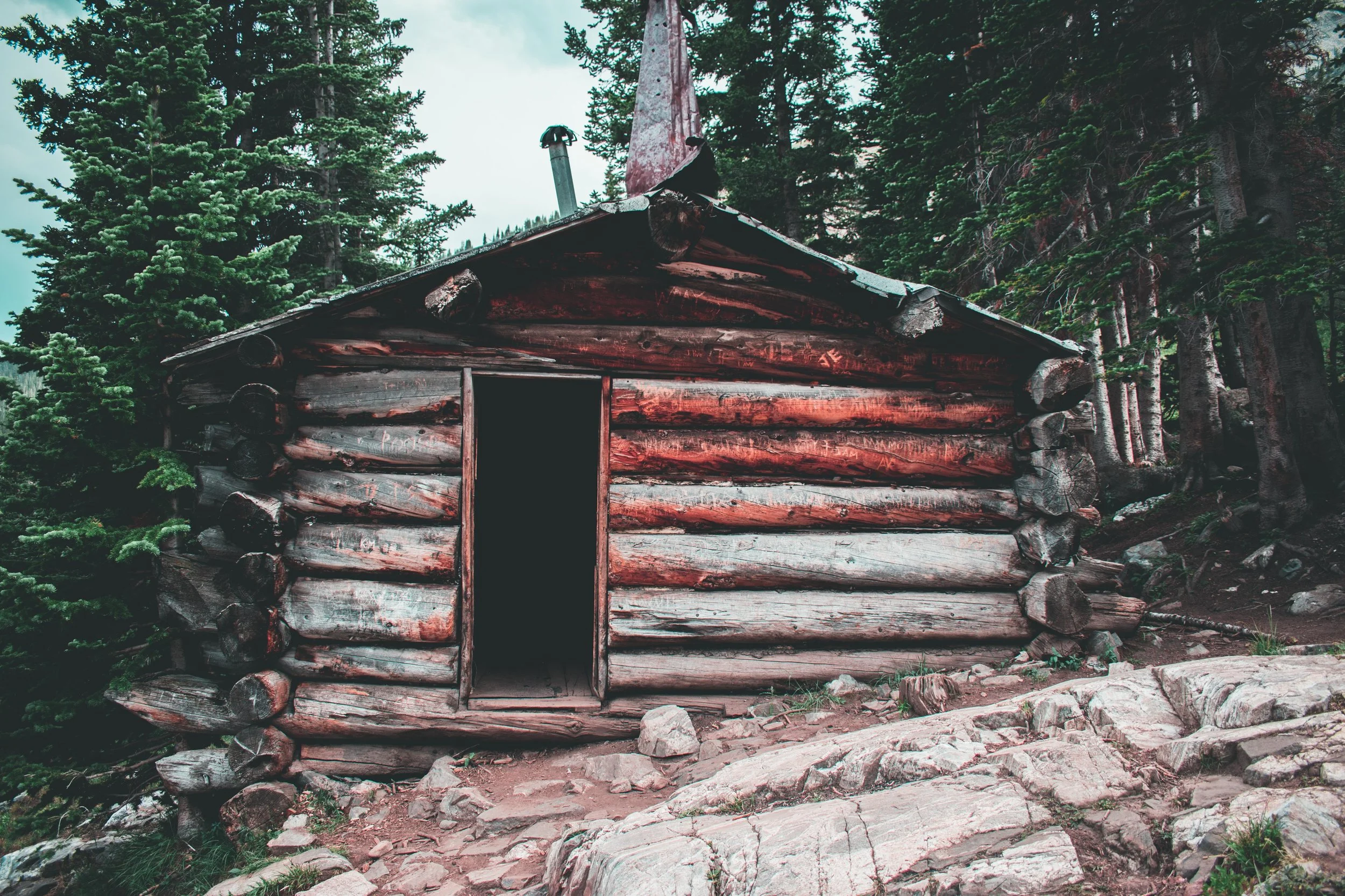 log cabin, architecture, home design