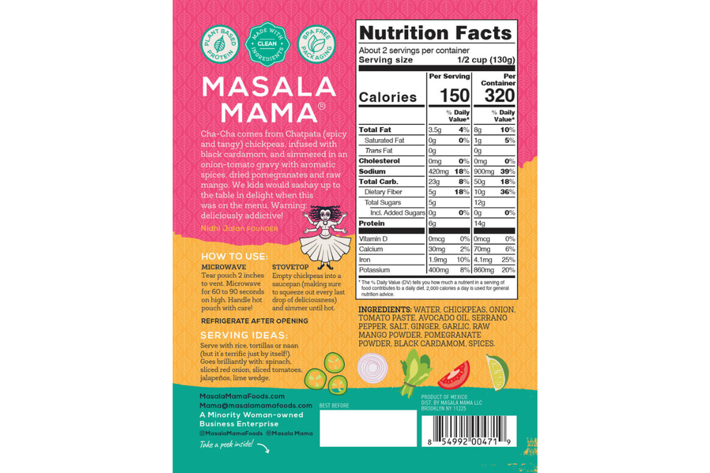 CHA-CHA CHICKPEAS 6-PACK — All Natural Sauces and Foods | Masala Mama