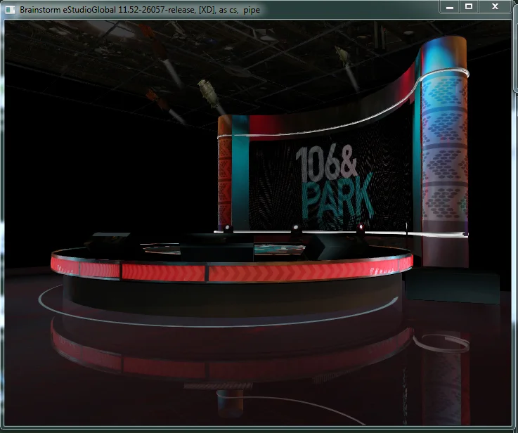 Image from Real Time Render Brainstorm InfinitySet Software