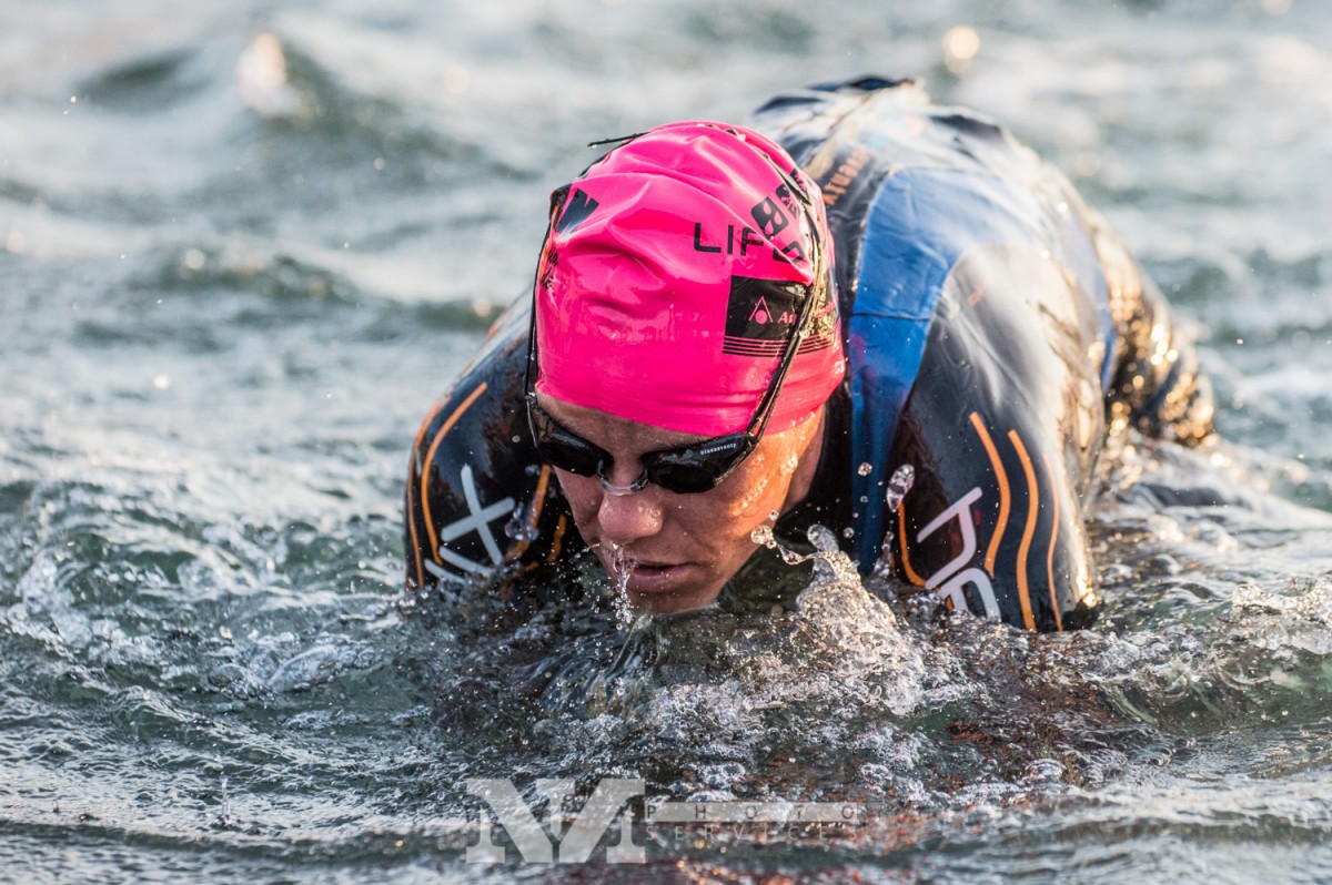 A HUGE thanks to Nils Nilsen for this picture getting out of the water. He got some amazing shots from the race, so check him out