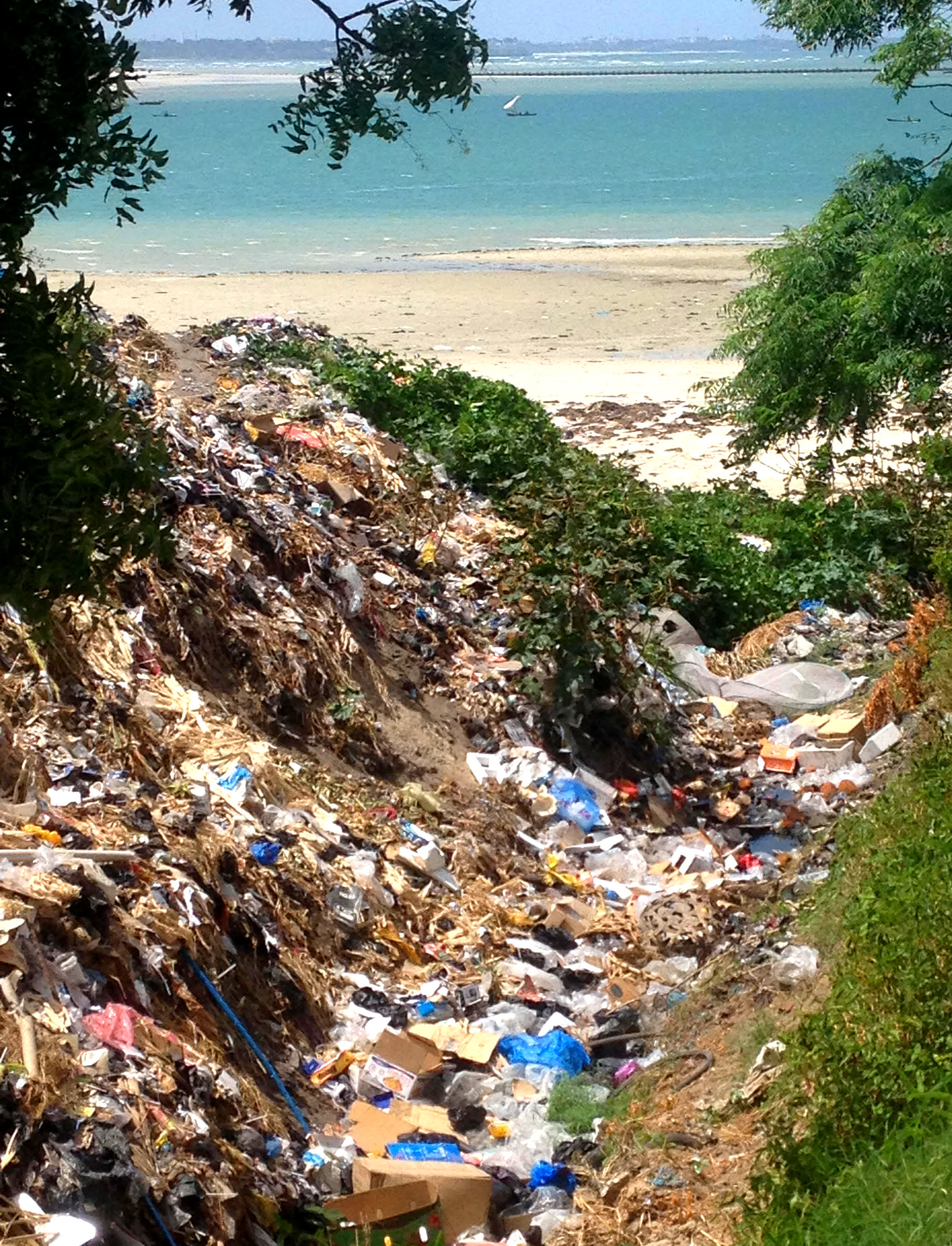 Waste headed for the sea