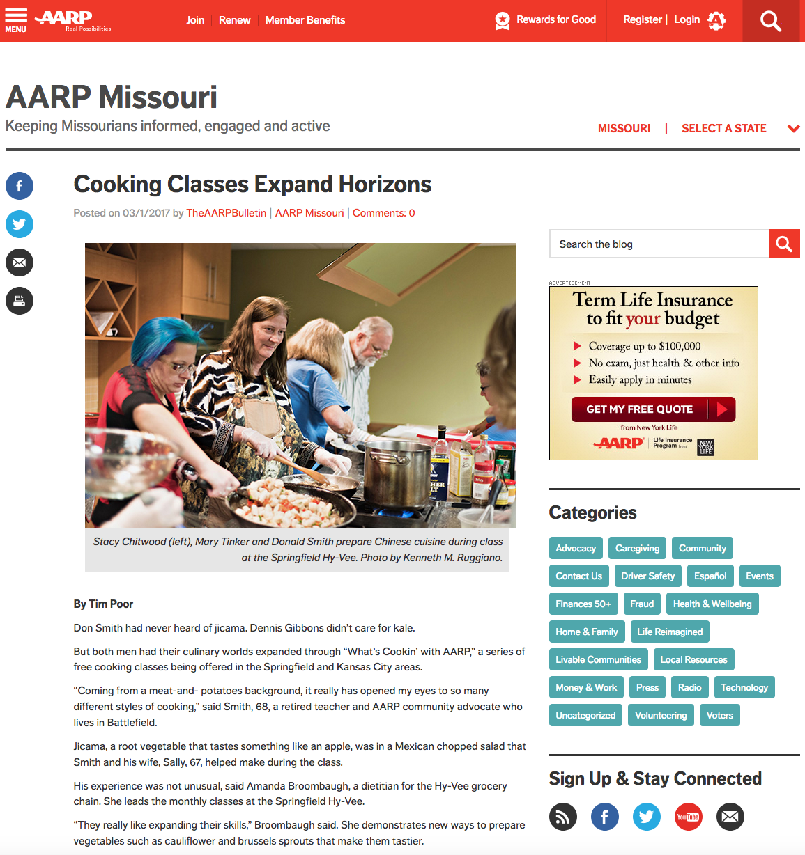 AARP Bulletin, online, 2017