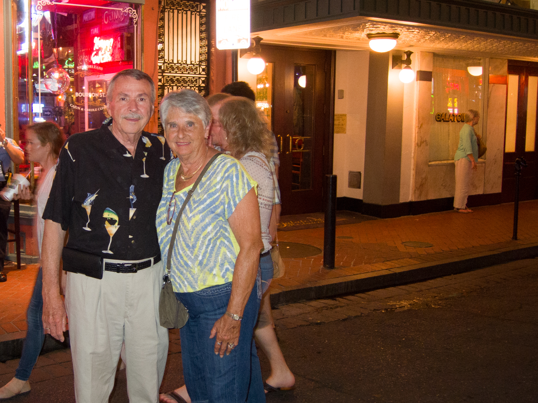 Tom and Paula Pace on Bourbon Street
