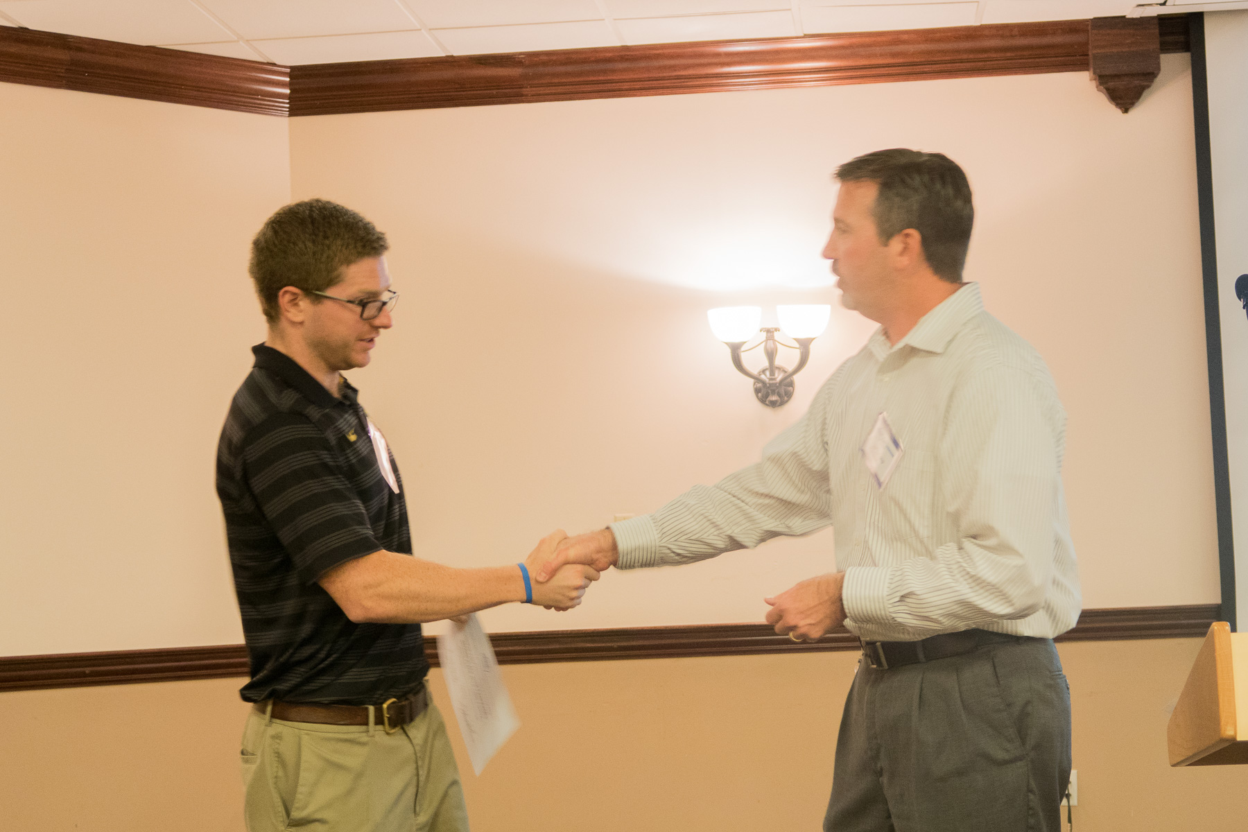 Scott Hacker, receiving 2nd Place - Student Activities 