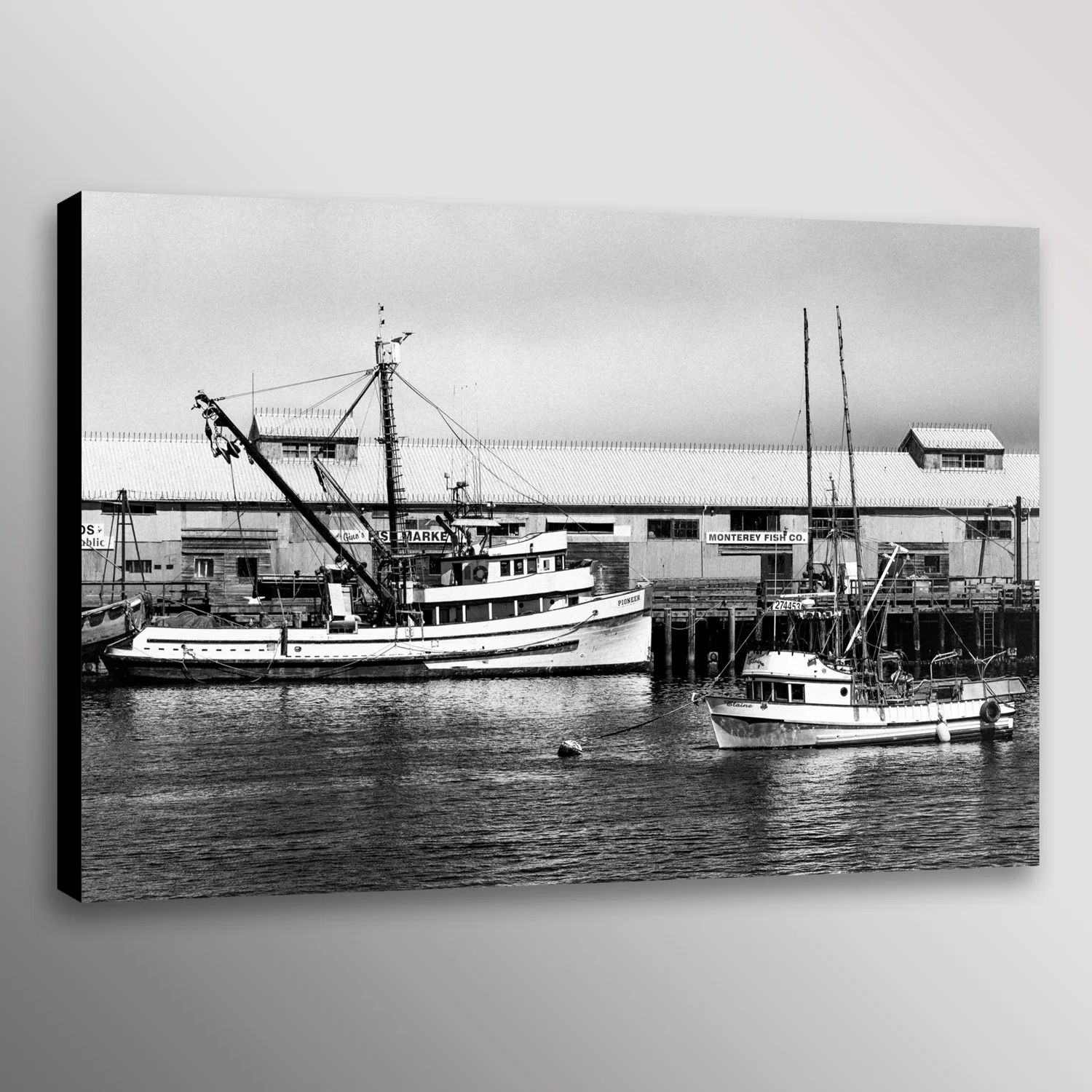 Monterey Bay Fishing Boats Cannery Wall Art