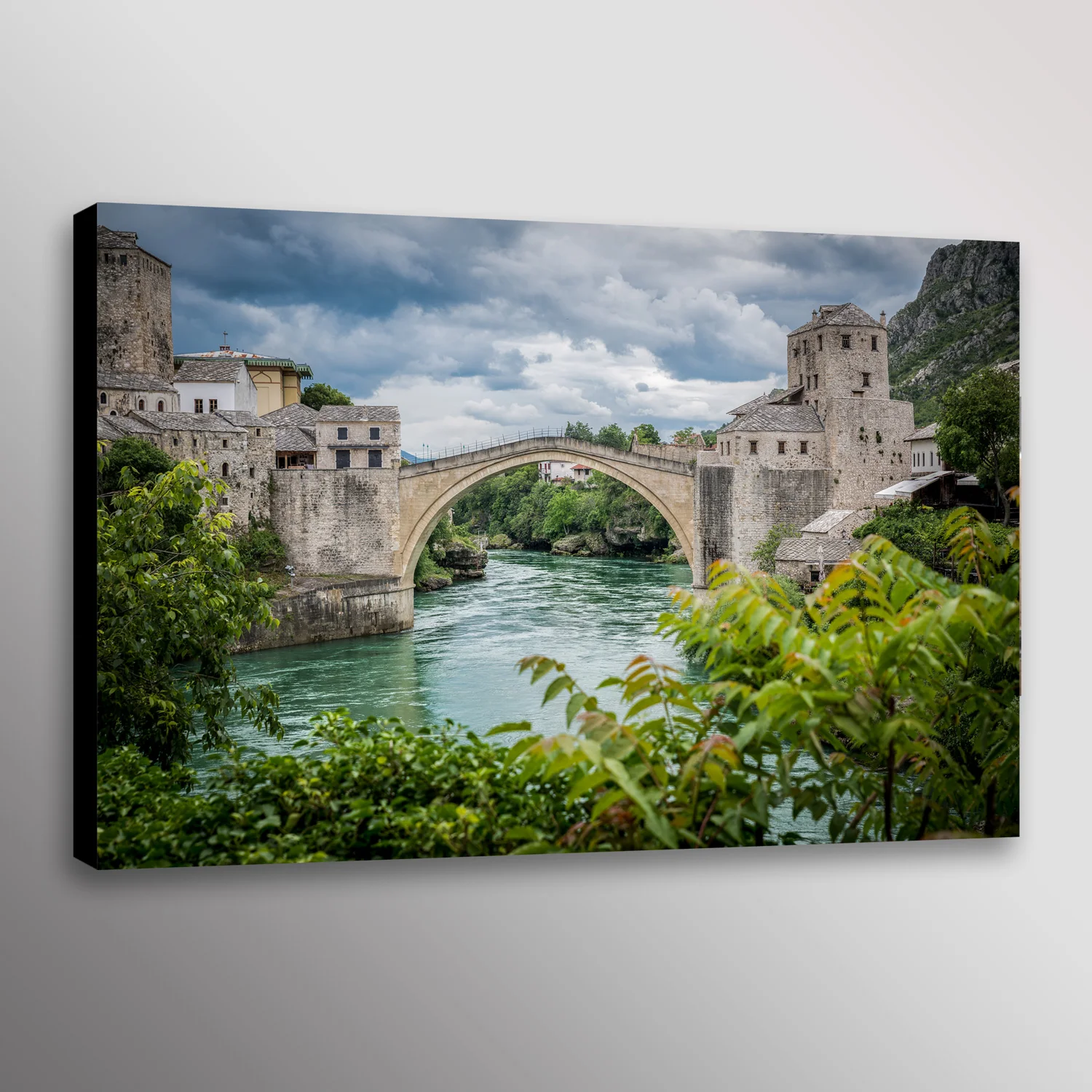 Stone Bridge Bosnia Mostar Photo Print Wall Art 