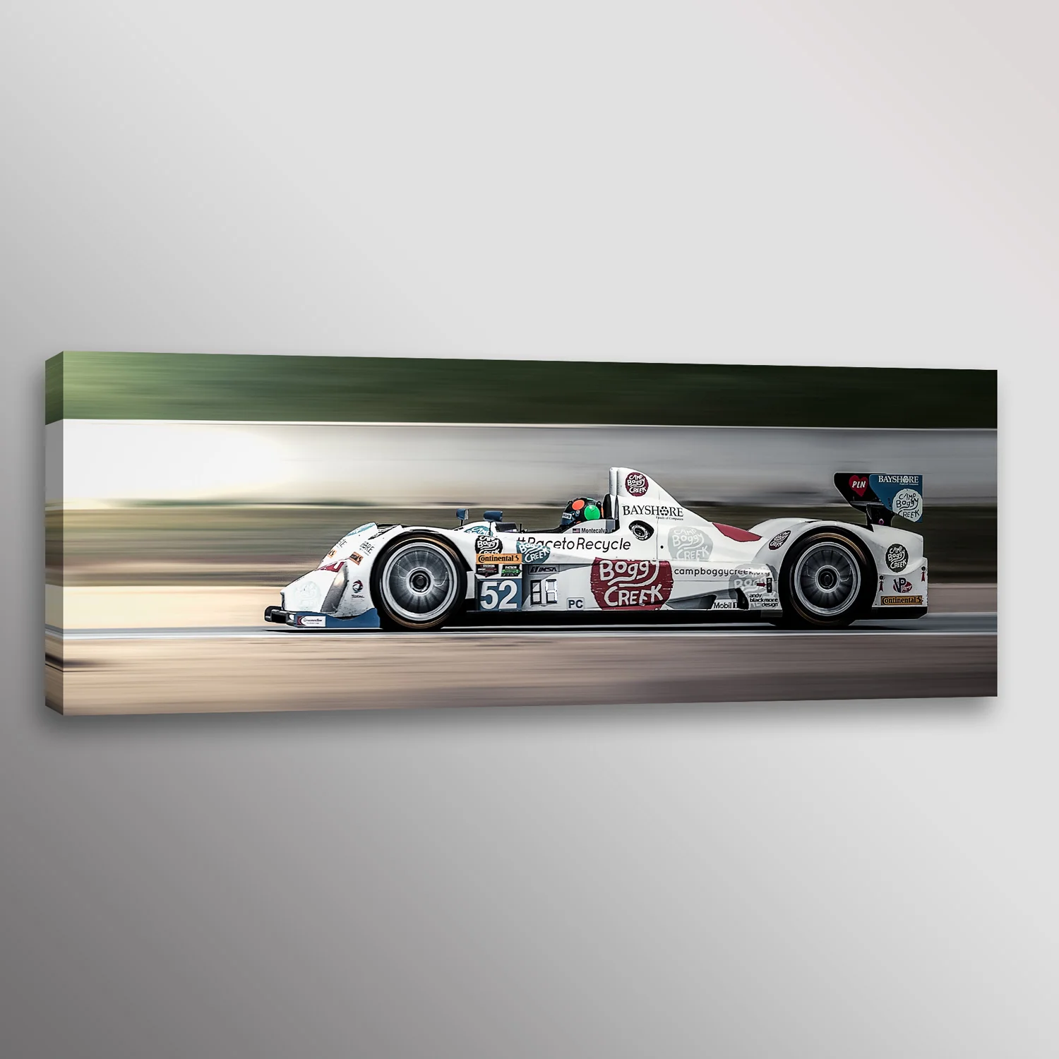 Le Mans PR1 LMP Prototype Racecar Photo Wall Art Canvas