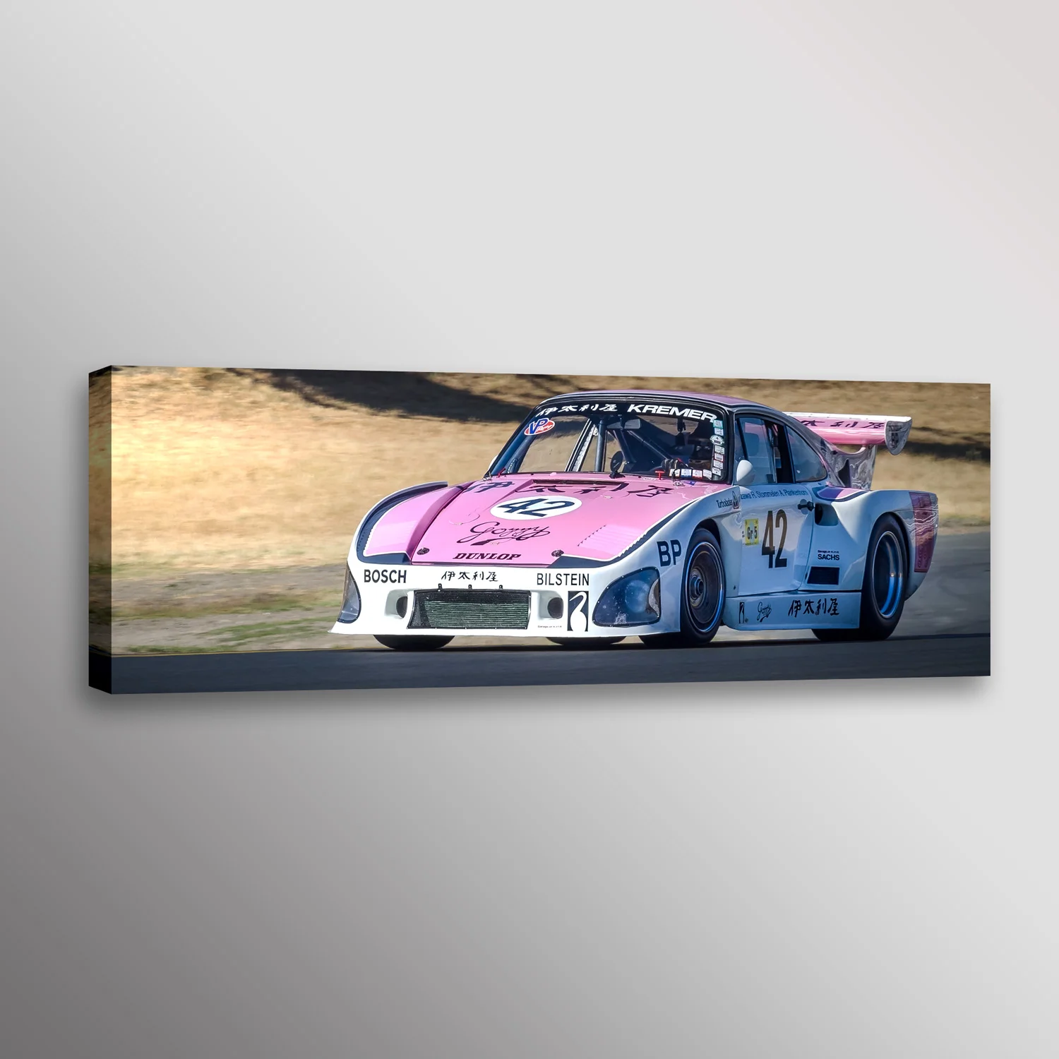 1976 Porsche 935 K3 Le Mans Racecar Car Photo Wall Art Canvas Print