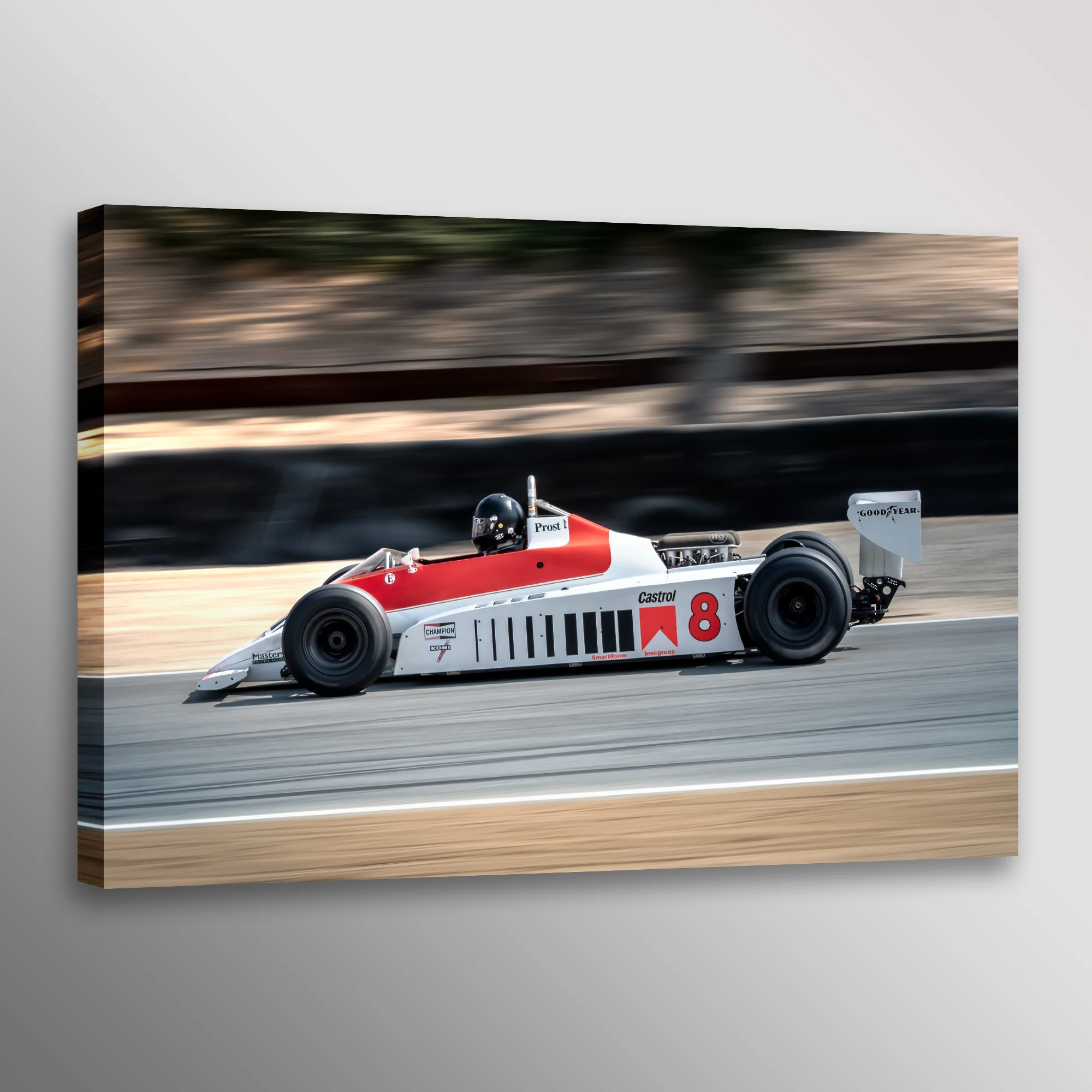 1980 Mclaren M30 of Alain Prost Formula 1 Car Photo Automotive Wall Art