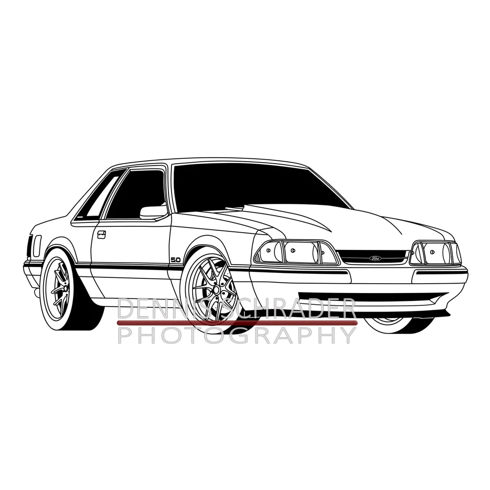 Ford Mustang 5.0 Coupe Graphic Art Stencil Digital Download — Dennis Schrader Photography ford-mustang-5-0-coupe-graphic-art-stencil-digital-download-dennis-schrader-photography