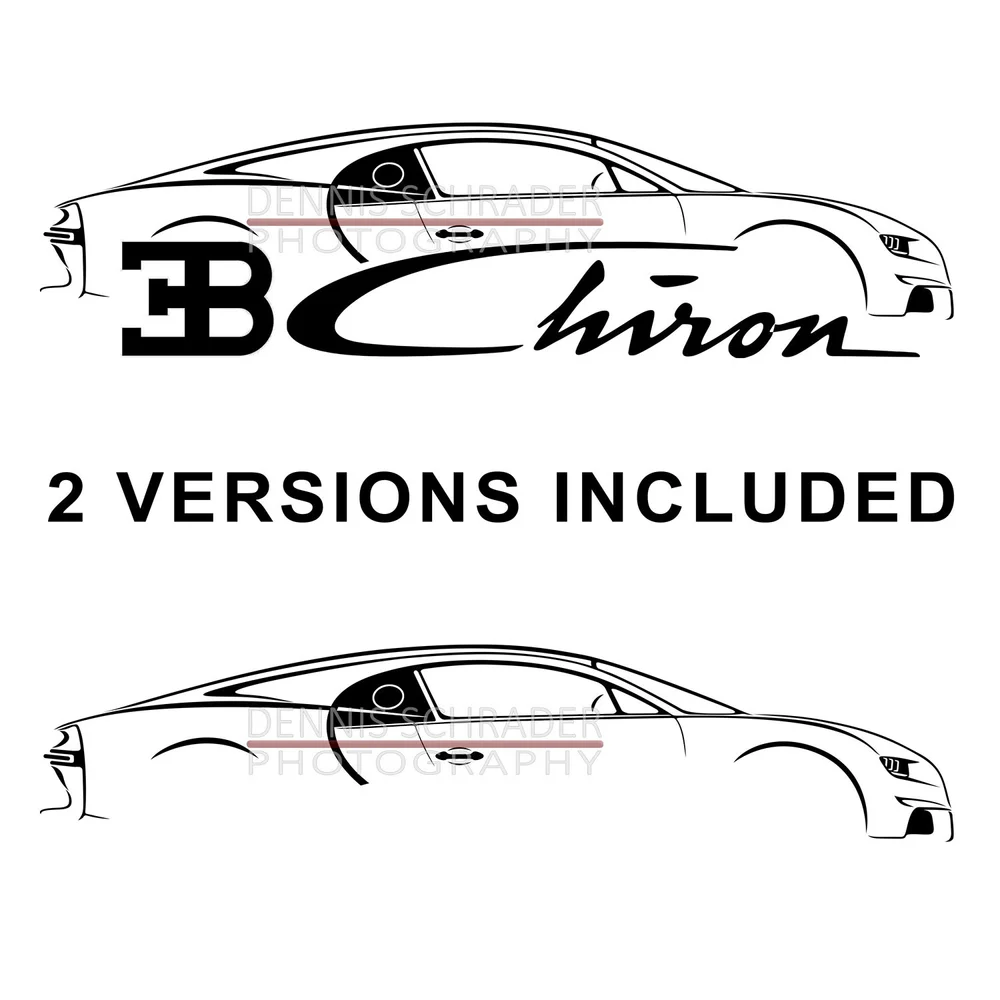 Bugatti Chiron with Logo Graphic Art Stencil Digital Download — Dennis  Schrader Photography, image size:1000x1000