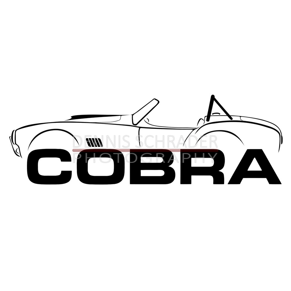 Shelby Cobra 427 Graphic Art Digital Download Dennis Schrader Photography