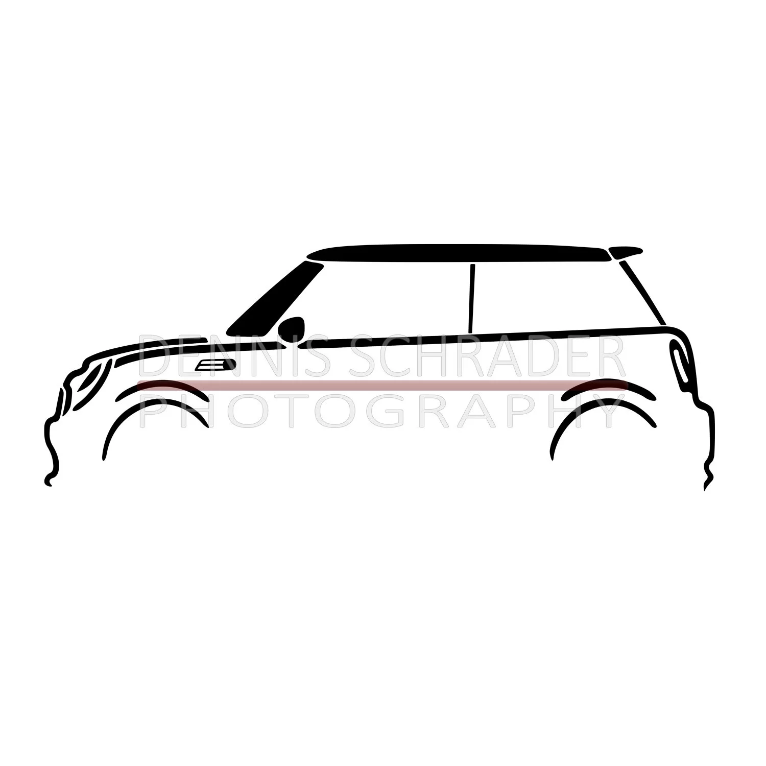 Mini Cooper Custom Graphic Art Stencil Digital Download
