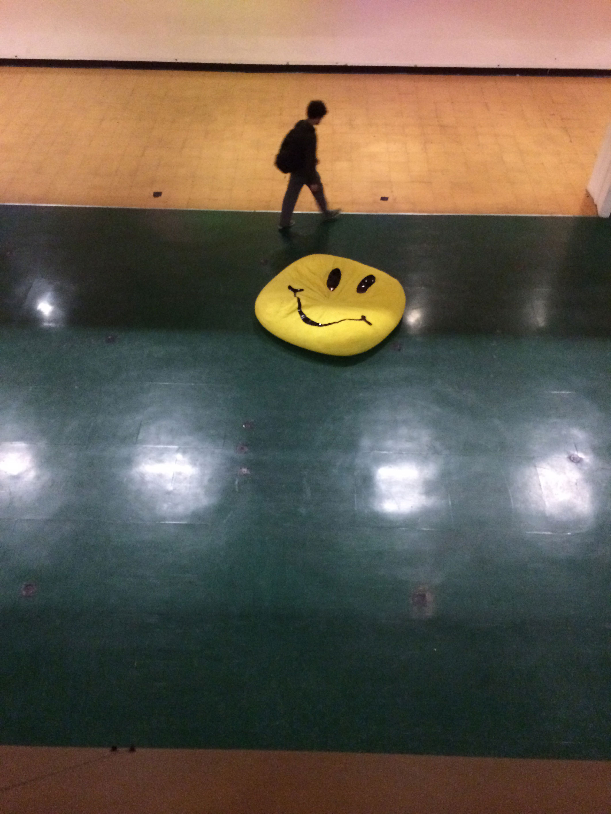 Womp Womp Womp Womp (detail) (2013) Smiley bean bag