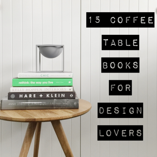 15 Coffee Table Books For Design, Coffee Table Books With White Spines