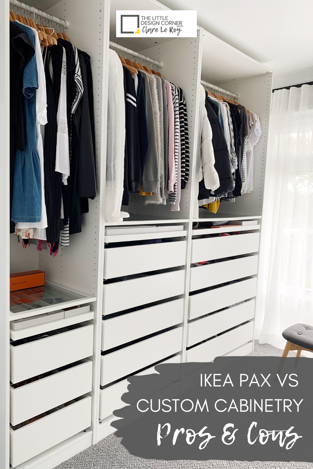 IKEA PAX vs Custom wardrobes - Pros and Cons — The Little Design Corner