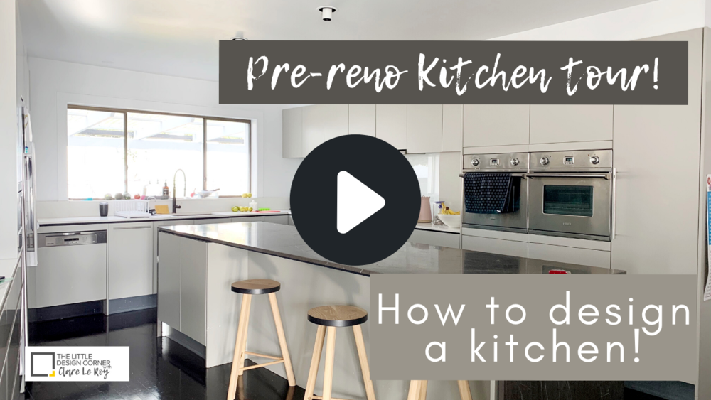How To Design A New Kitchen Pre Renovation Kitchen Tour The Little Design Corner