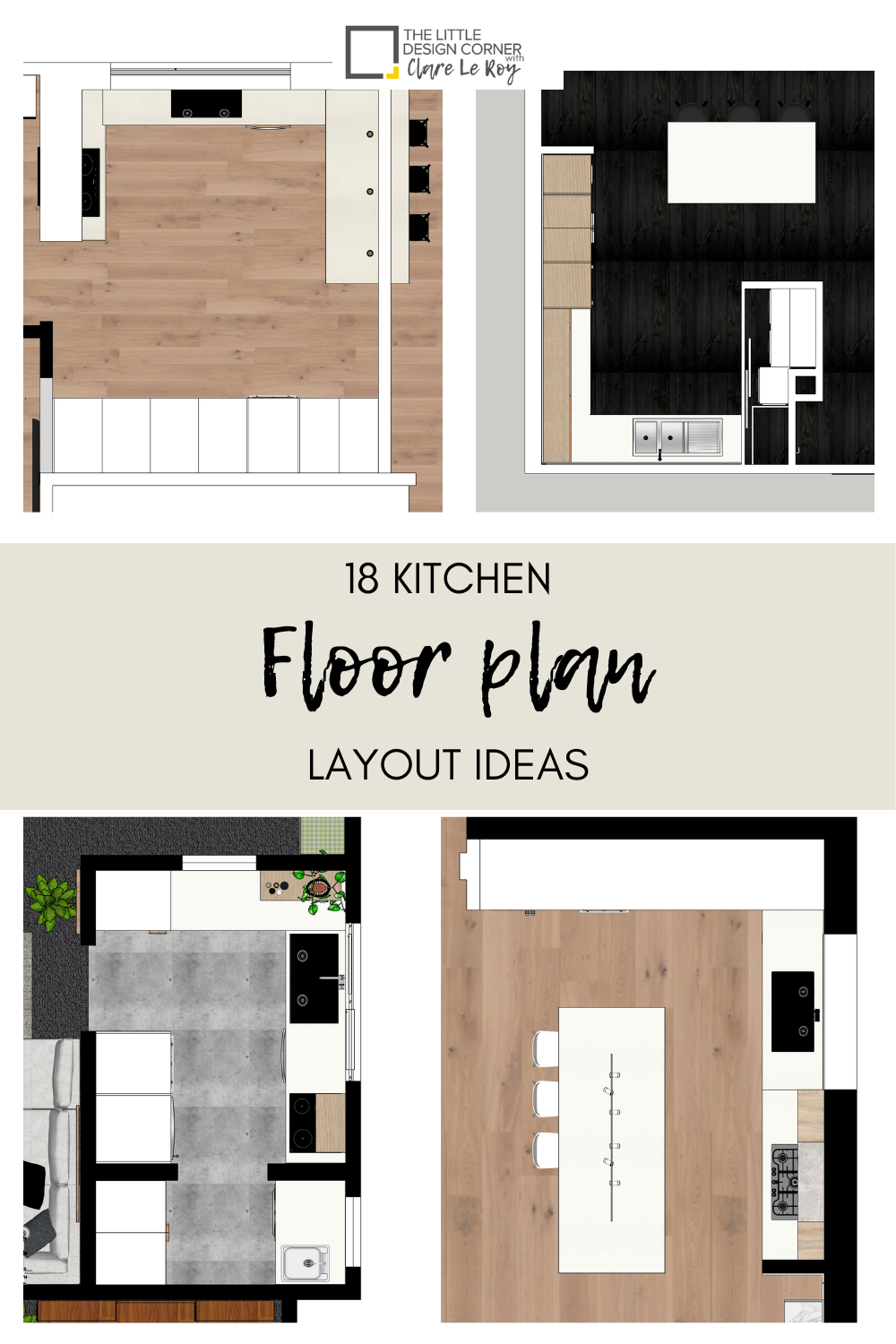 18 Kitchen Floor Plan Layout Ideas — The Little Design Corner