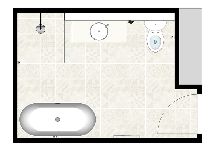 Bathroom Floor Plan Ideas - Small Washroom Floor Plan Small Bathroom Layout Trendecors / Whether you want inspiration for planning a bathroom renovation or are building a designer bathroom from scratch, houzz has 1,969,961 images from the best designers, decorators, and architects in the country.