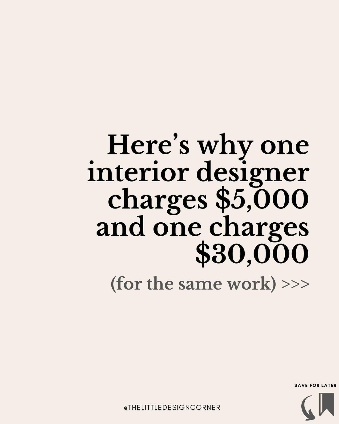 Interior design is not a budget service. ⬇️

You need to attract high value clients that value the work that you do.

This is how to build a profitable and sustainable business that you enjoy working in (and where you feel the effort you put in is wo