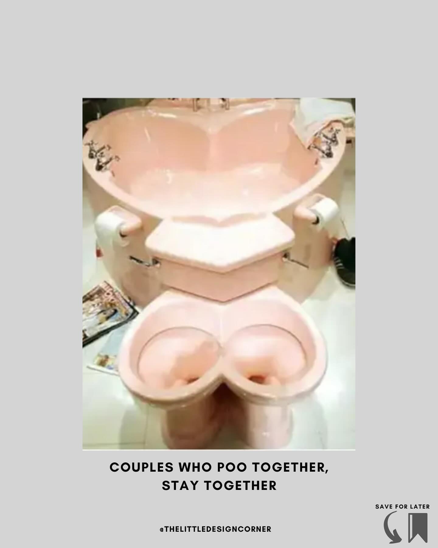 Interesting design choices (Part 5 - weird toilets edition!) 🤣🤦🏻&zwj;♀️😳

Also - if you&rsquo;re new here&hellip;

👋 Follow me&nbsp;@thelittledesigncorner&nbsp;and binge all the other content I have to help you start, grow and scale a profitable