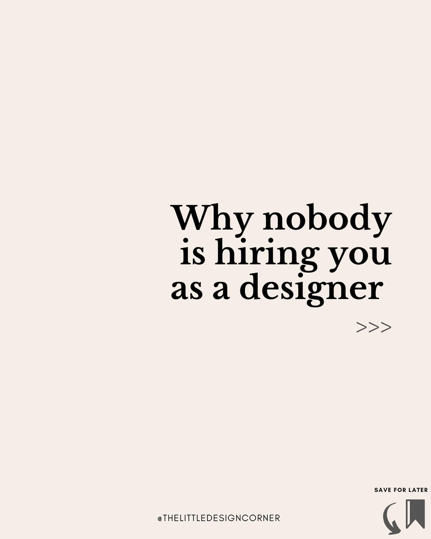 If you&rsquo;re struggling to find design clients it may be for one of these reasons [💾SAVE + SWIPE&gt;&gt;&gt;]

Also - if you&rsquo;re new here&hellip;

👋 Follow me&nbsp;@thelittledesigncorner&nbsp;and binge all the other content I have to help y
