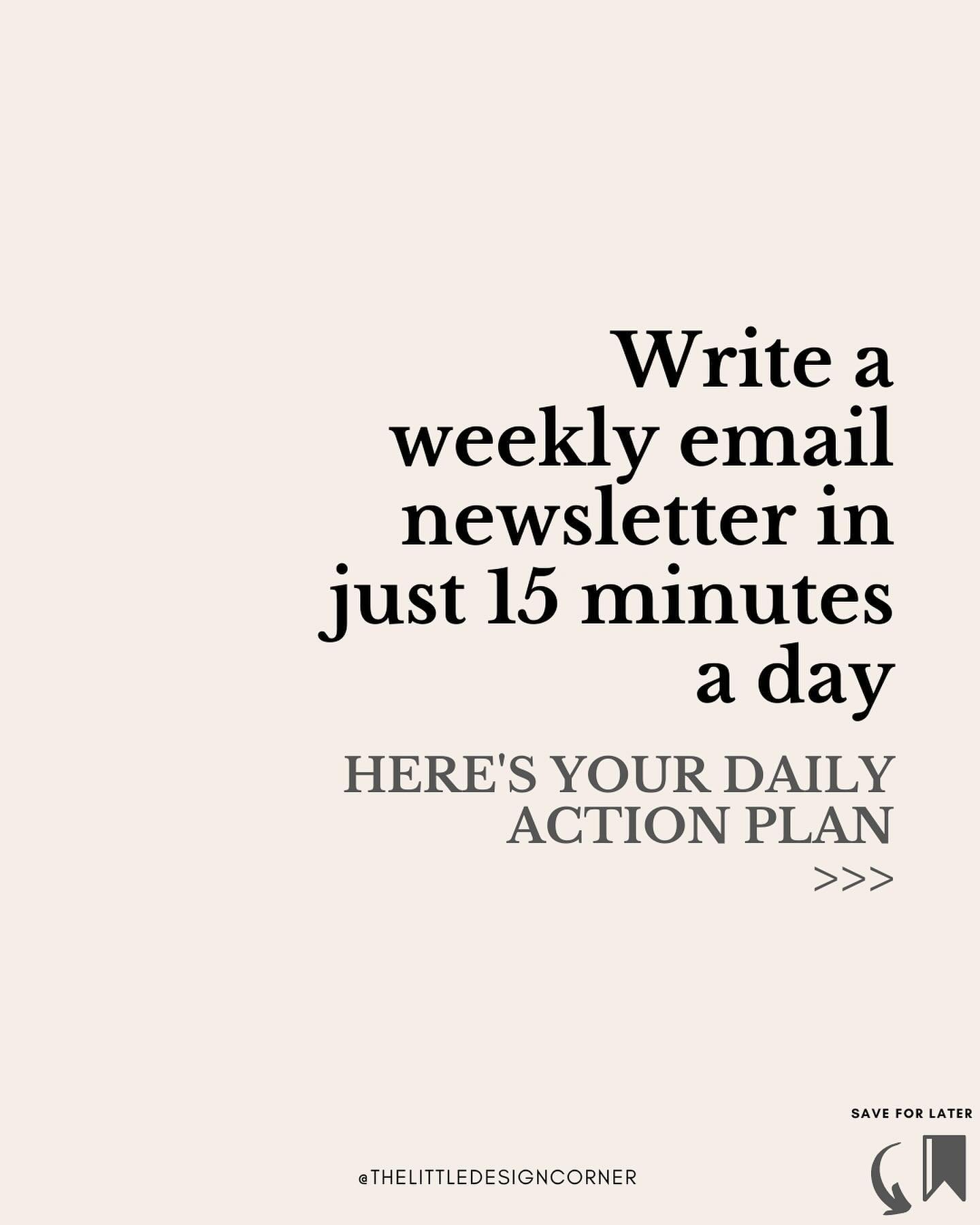 💾 SAVE for later and swipe for your daily action plan &gt;&gt;&gt;

Also - if you&rsquo;re new here&hellip;

👋 Follow me&nbsp;@thelittledesigncorner&nbsp;and binge all the other content I have to help you start, grow and scale a profitable design o