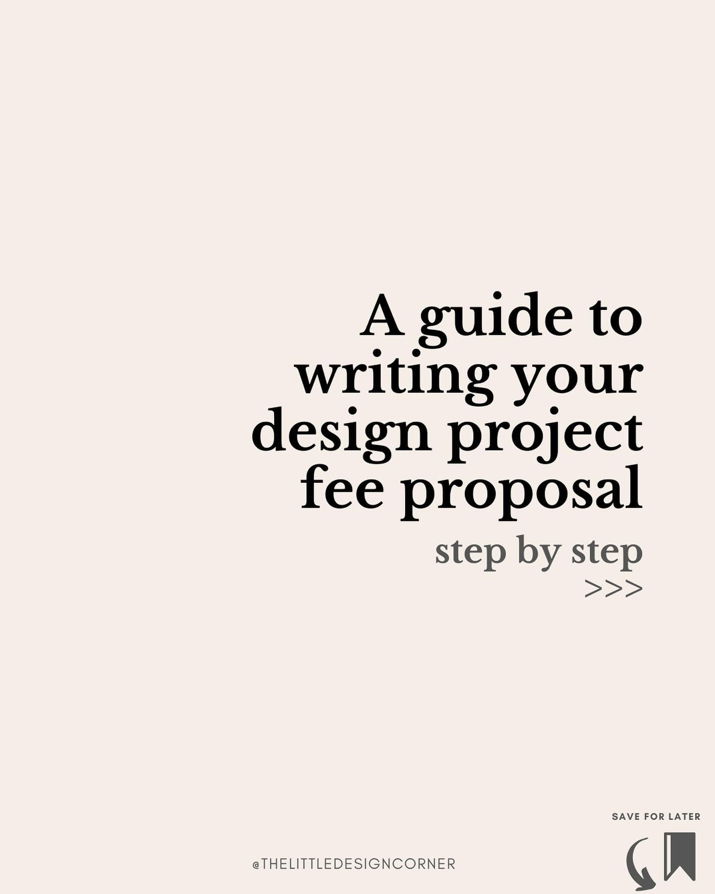 Start winning more design projects 👇🏻

If you&rsquo;re tired of sending out client fee proposals only to be met with silence or rejection then try these tips for creating a highly converting proposal. [SWIPE TO READ &gt;&gt;&gt;]

And if you need m