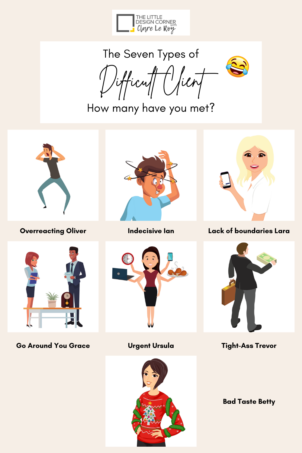 The Seven Types Of Difficult Client How Many Have You Met The