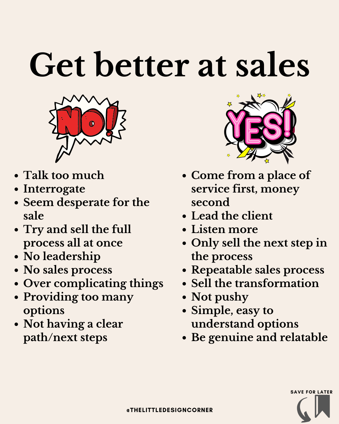 Get better at sales