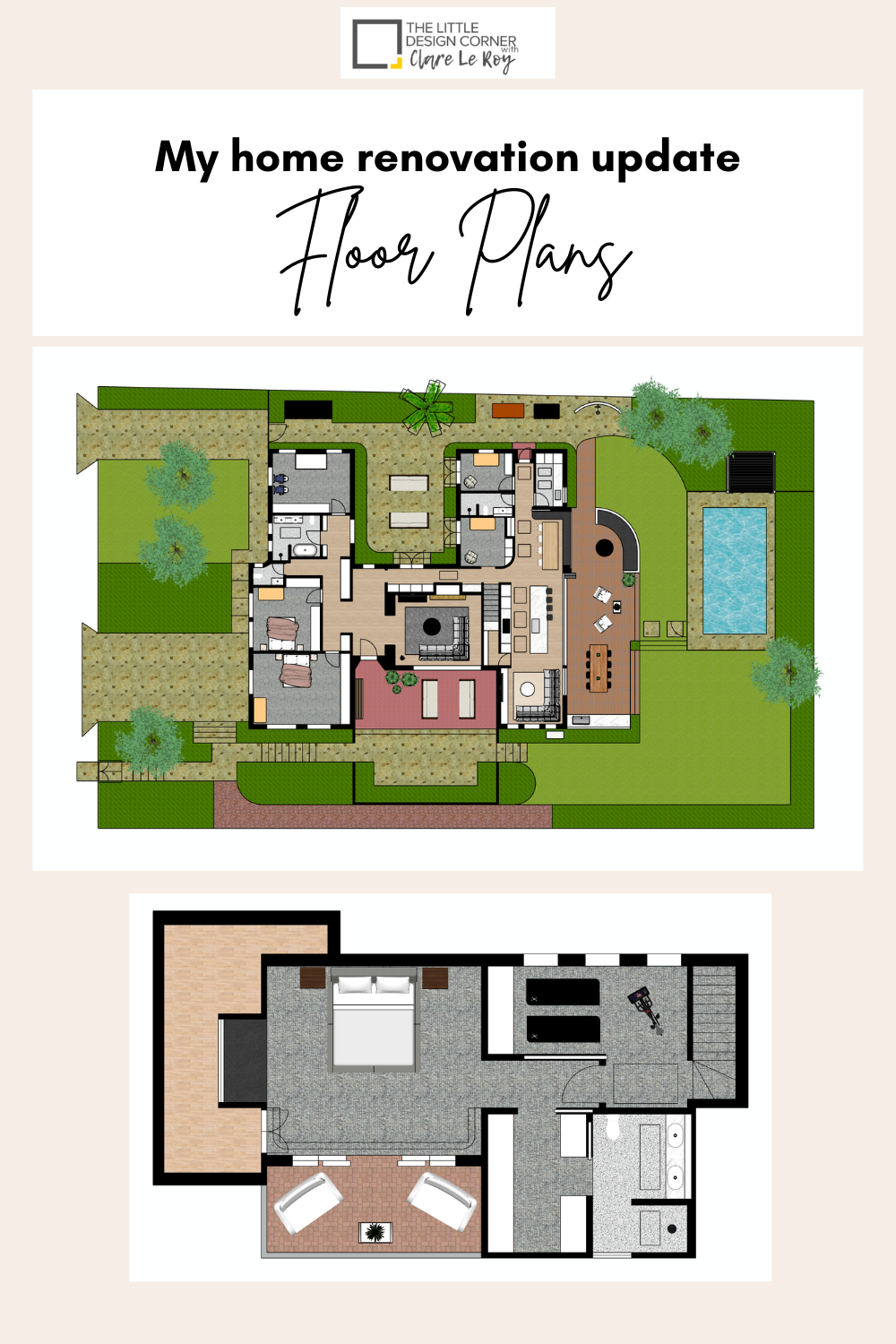 Renovation floor plans in SketchUp — The Little Design Corner
