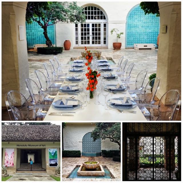 Top photo by Jose Rahr, Picture This Photography. Bottom photos by CURATE decor + design. Tablescape / flowers by Current Affairs.