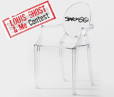 Louis Ghost Special Edition 10th Anniversary chair laser-engraved with Starck's signature