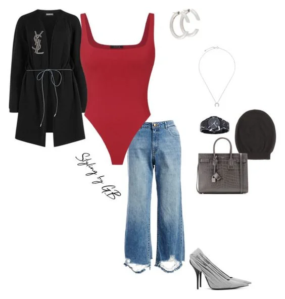 Anais Pamela Bodysuit Styled by GB- Look One 