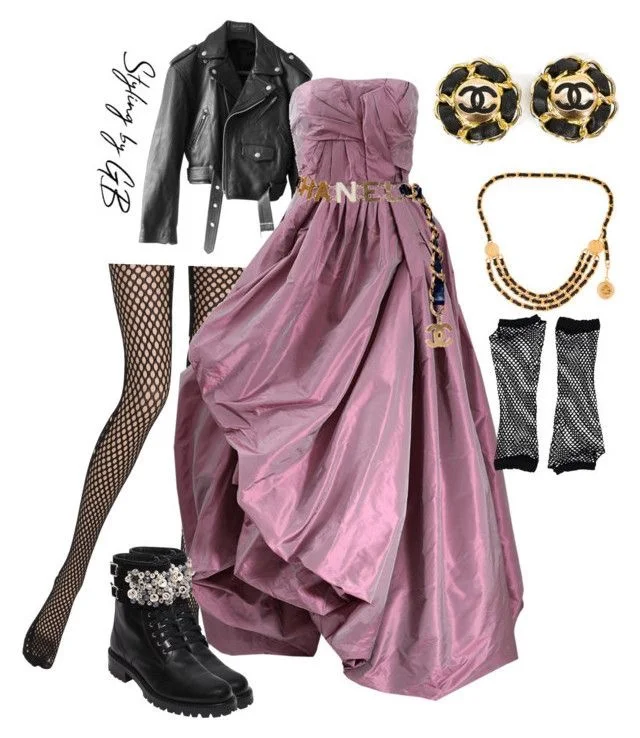 Yasmeen Ghauri Chanel Inspired