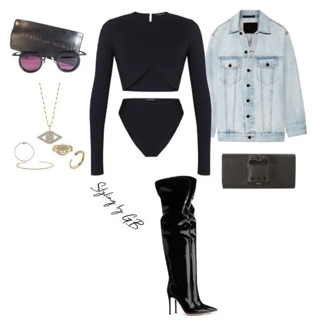 Anais Gracie Bodysuit Styled by GB- Look One