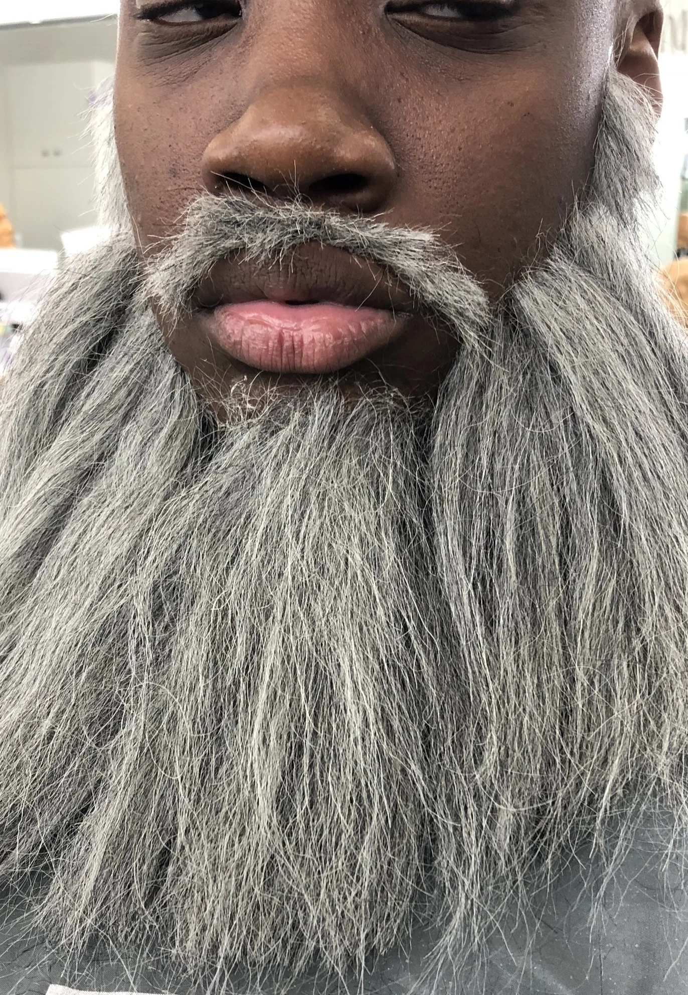 Hand Laid Beard, Mustache and Side Burns