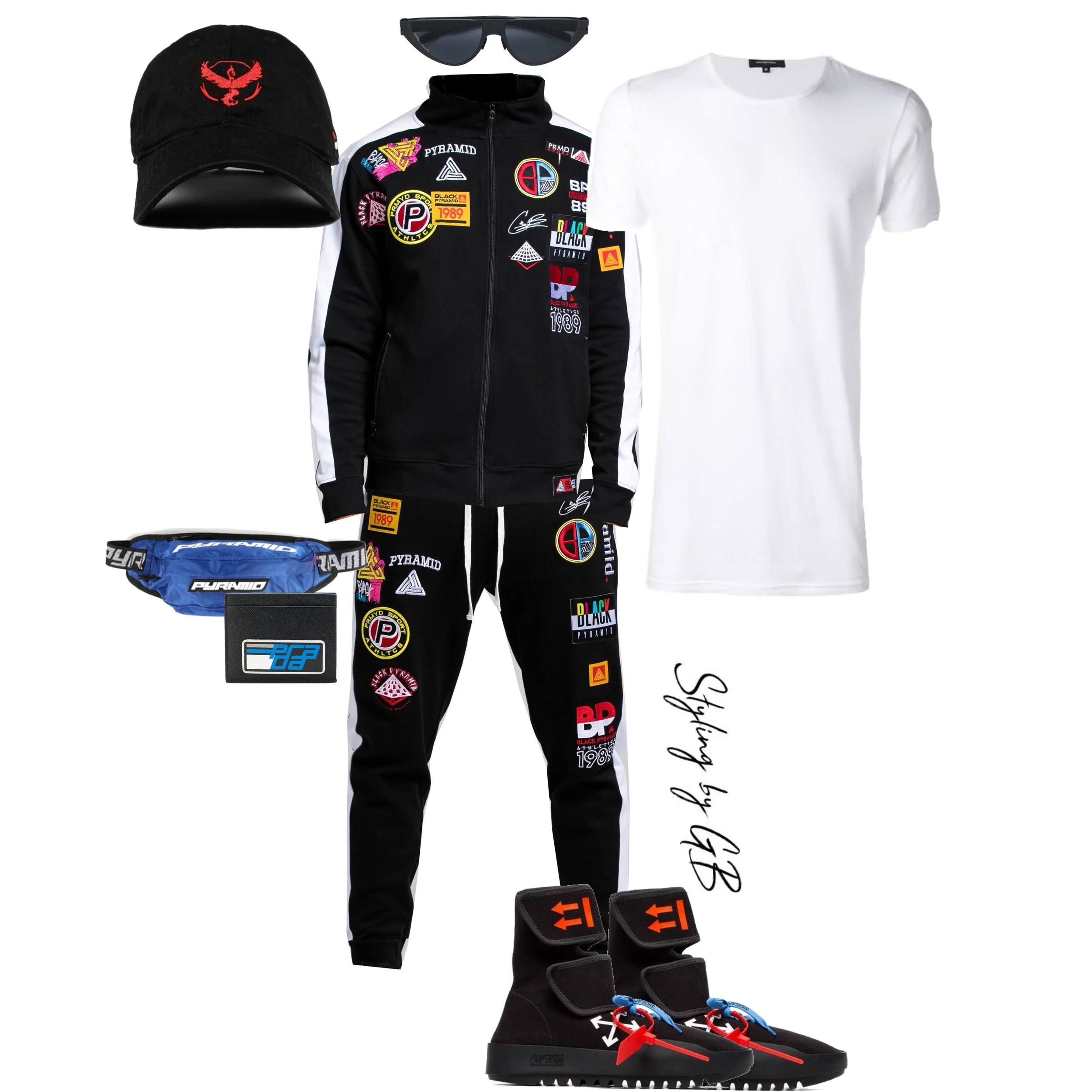 Decked out in Black Pyramid🖤🔺