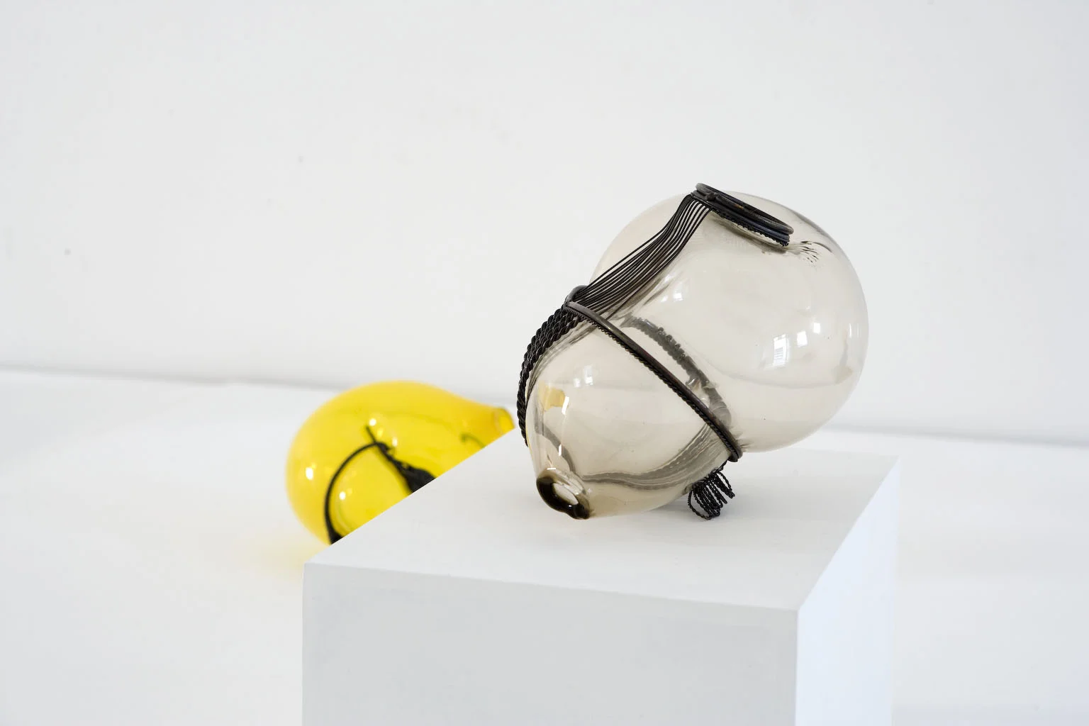 S#24 - 2014 - Vetro soffiato e metallo - 19x30x19cm