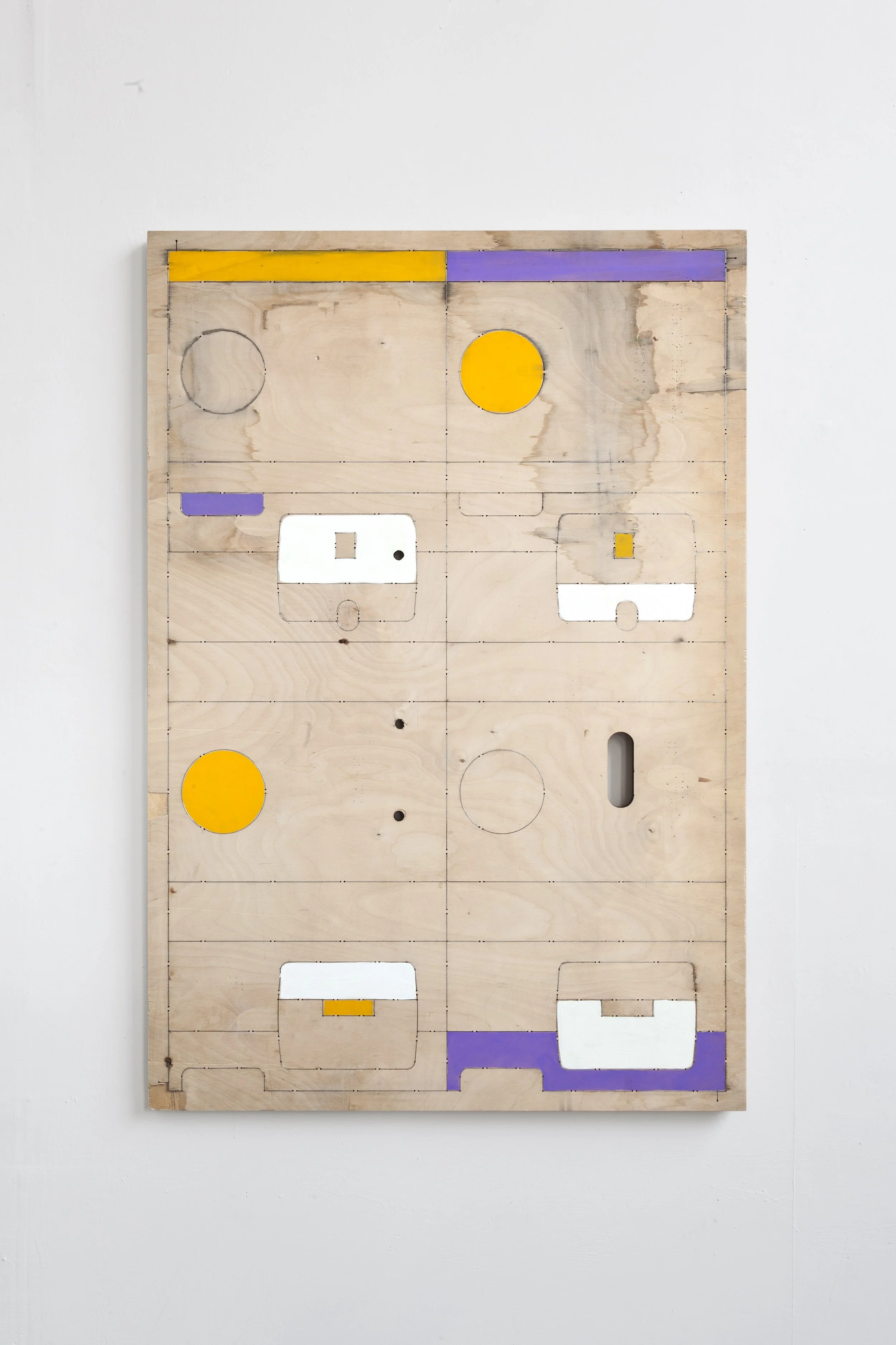 La Torre#/Mr.Hulot 2019 - acrilico su fustella in multistrato di legno - cm 106x74x3