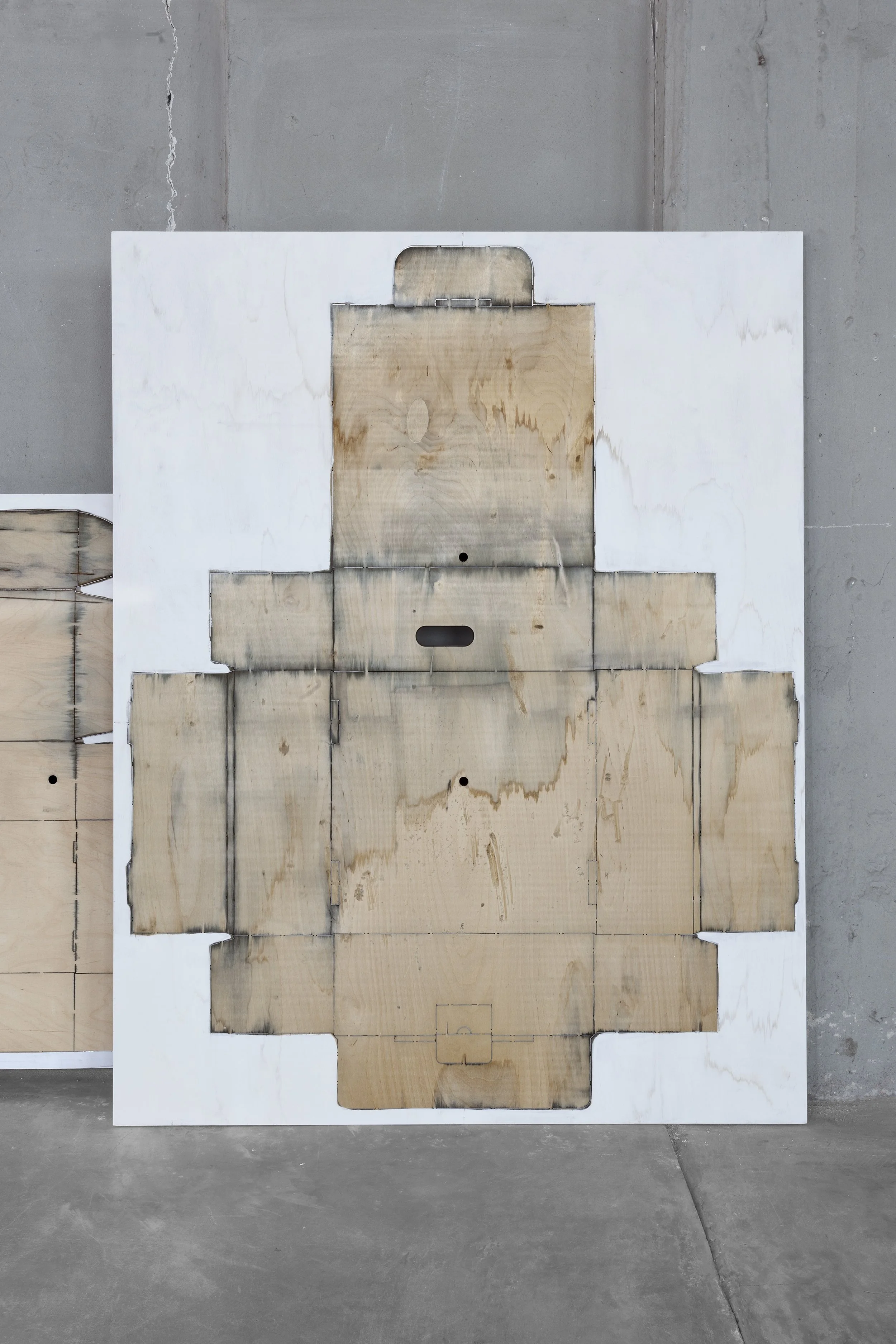 La Torre #34 2019 - acrilico su fustella in multistrato di legno cm 124x100x3