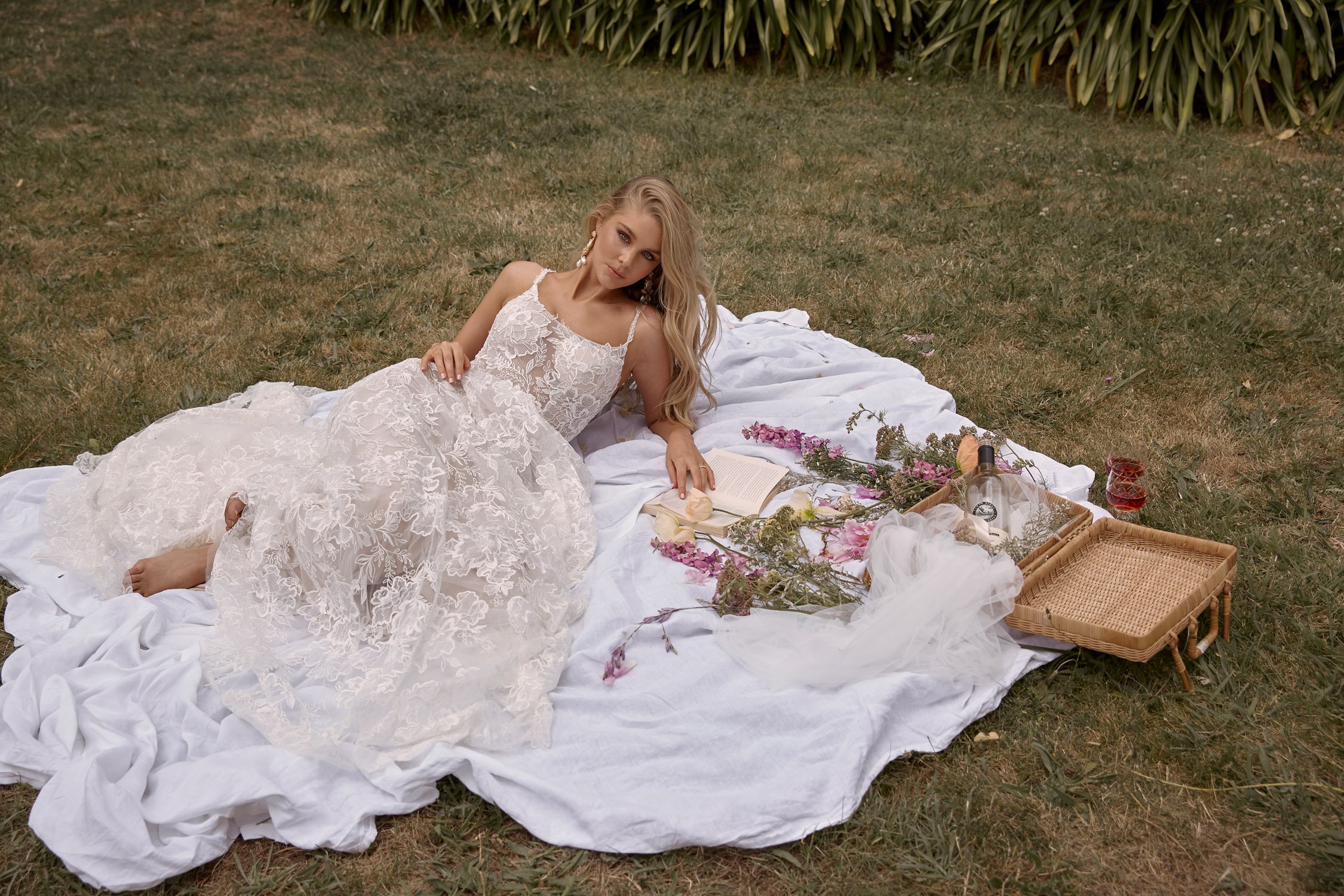 CLEO ML20026 FULL LENGTH A LINE FLORAL LACE GOWN SCOOP NECKLINE THIN STRAPS SCOOP BACK ZIPPER AND BUTTON CLOSURE WEDDING DRESS MADI LANE BRIDAL 8.jpg