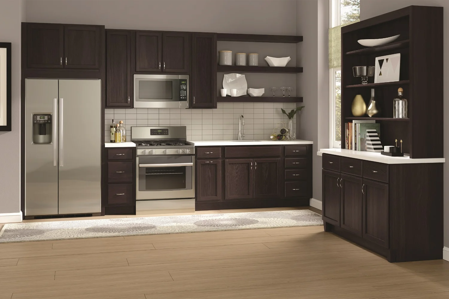 Skylar Oak Door in Kona Stain