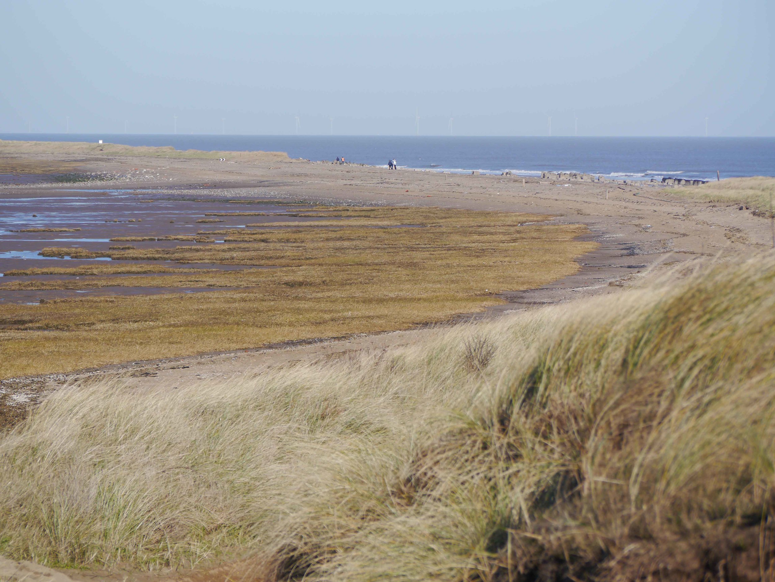 Spurn point road washed away