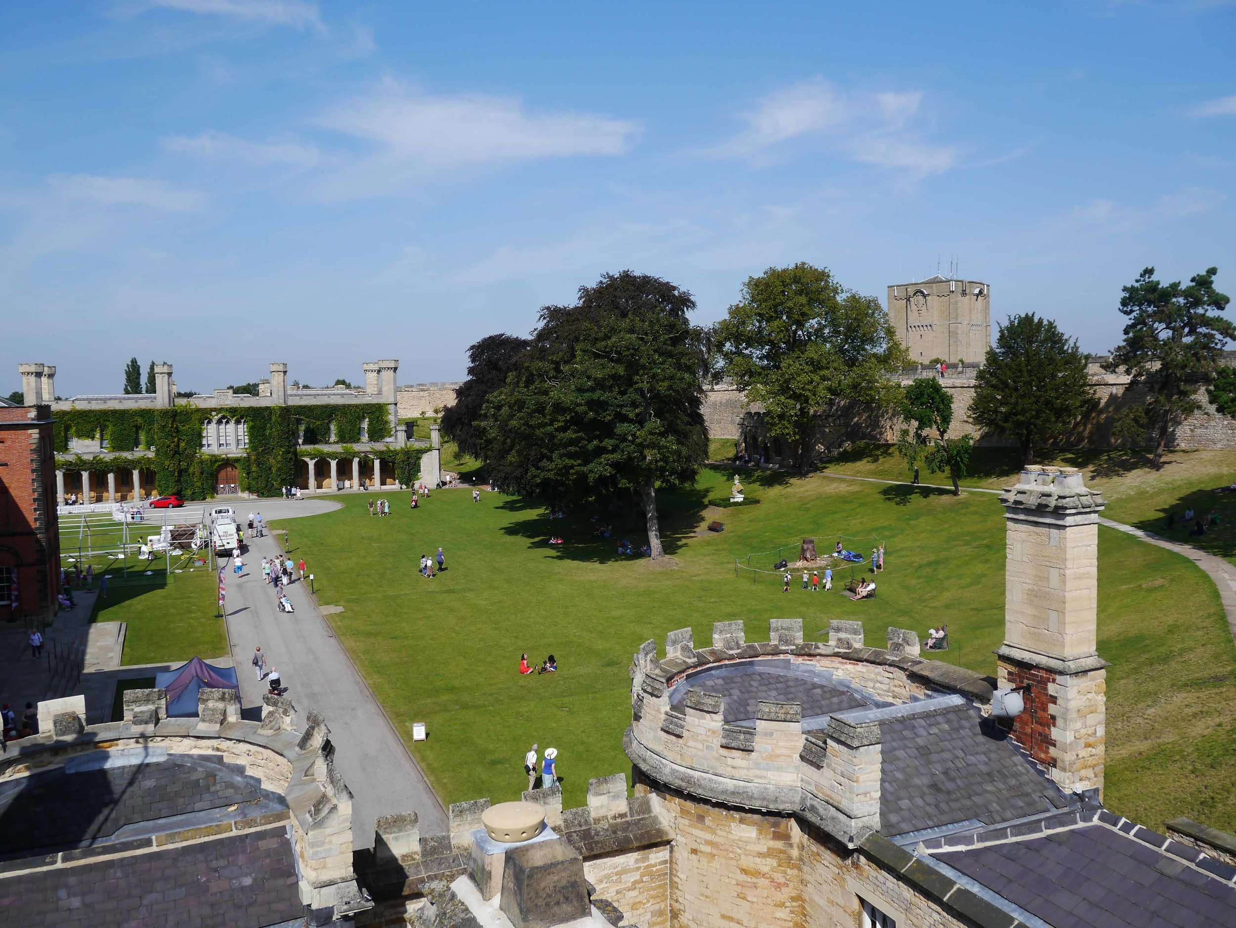 Lincoln Castle from the wall walk