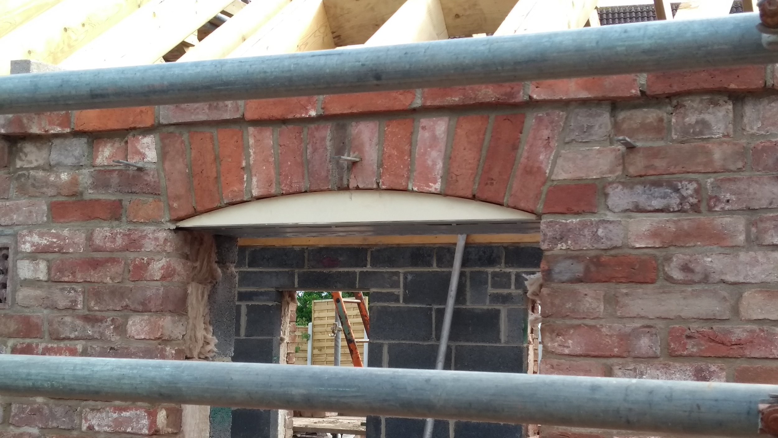  Detail of the brick arch and window cambered head (see, I even know the technical terms!) 