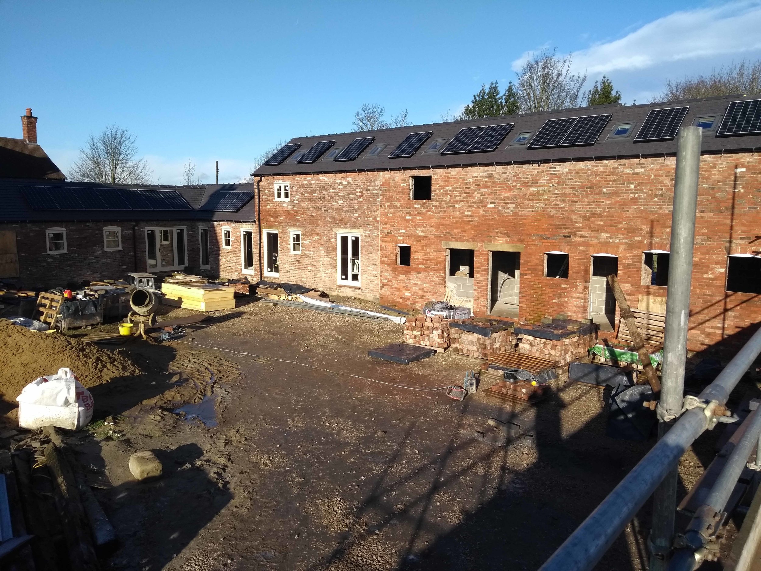 Wide view of barns 1 and 2